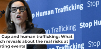 Houston rolls out a human trafficking awareness campaign ahead of the 2026 FIFA World Cup. Ropnaldo Schemidt/AFP via Getty Images